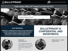 Tablet Screenshot of bulletproof.org